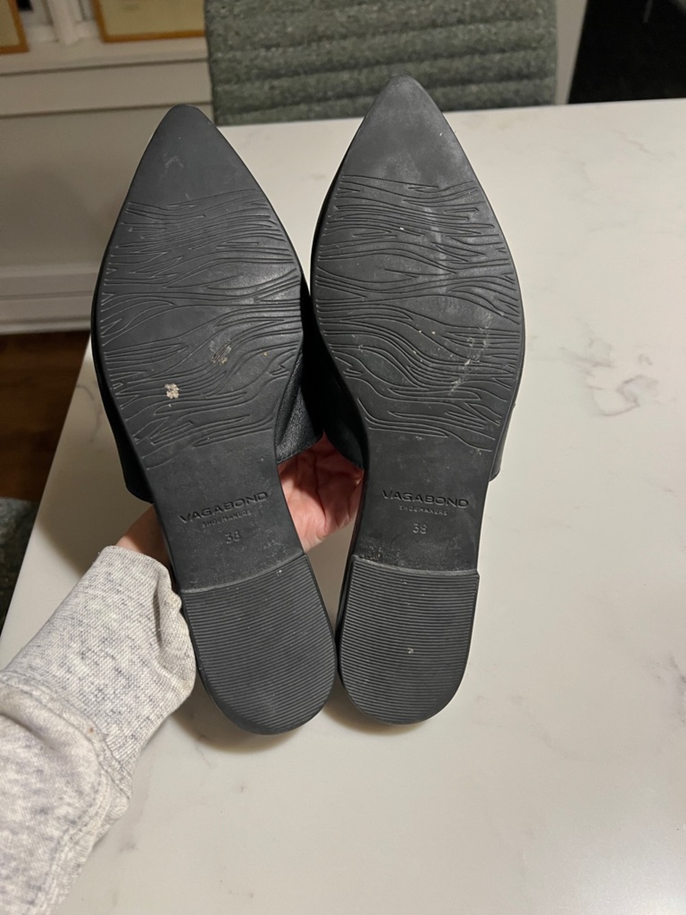 Vagabond Black Mule Slides 38 - Picture 5 of 8